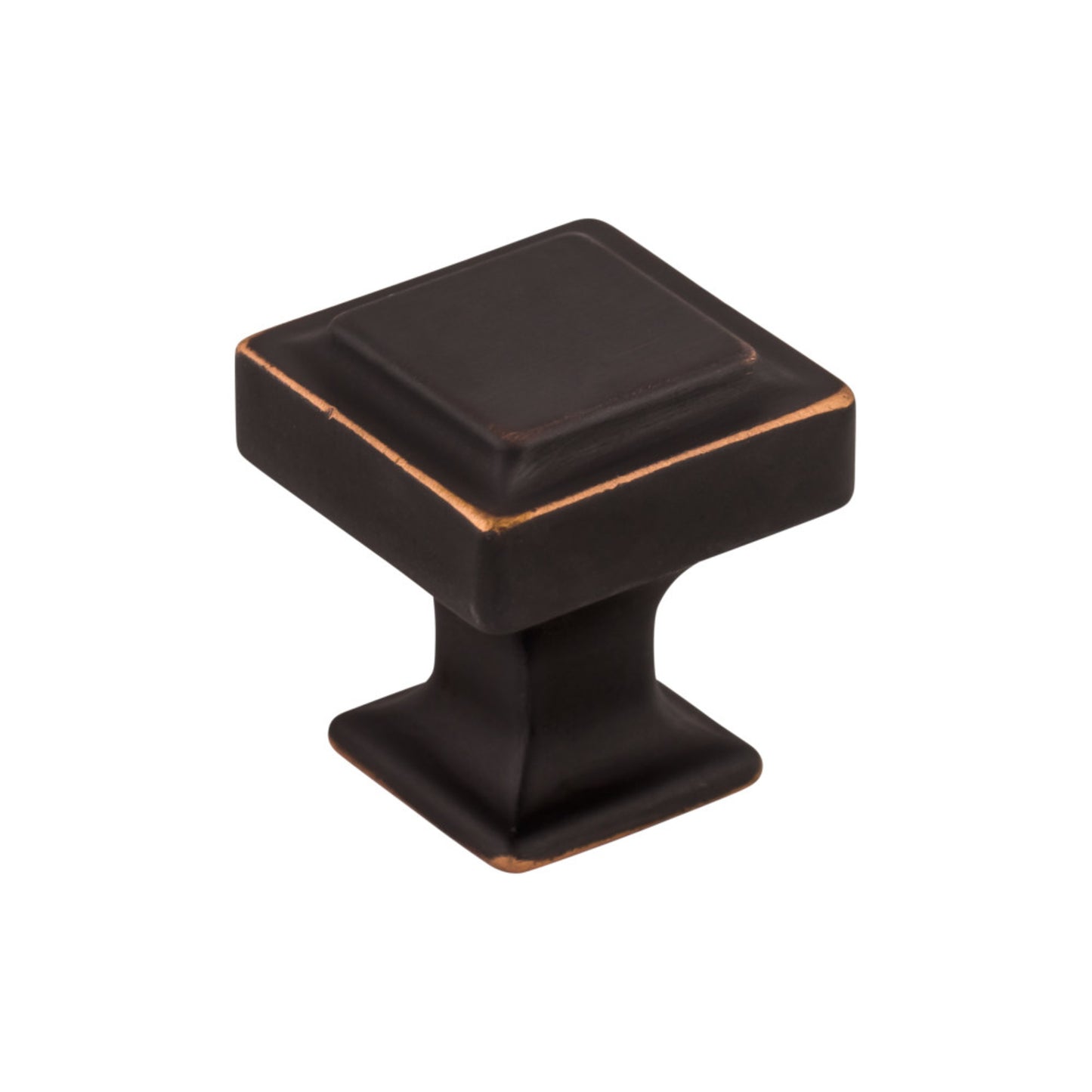 TOP KNOBS TK701UM Ascendra 1 1/8" Length Square Knob - Umbrio