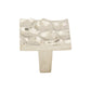 TOP KNOBS TK301PN Cobblestone 1 3/8" Length Square Knob - Polished Nickel