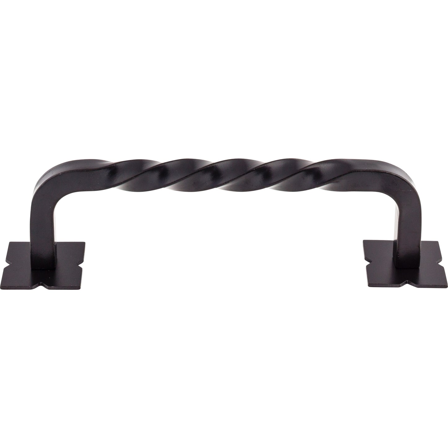 TOP KNOBS M1246-8 Twist 8" Center to Center Appliance Pull - Patina Black