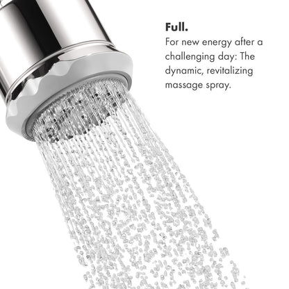 HANSGROHE 28496671 Matte Black Clubmaster Modern Showerhead 2.5 GPM