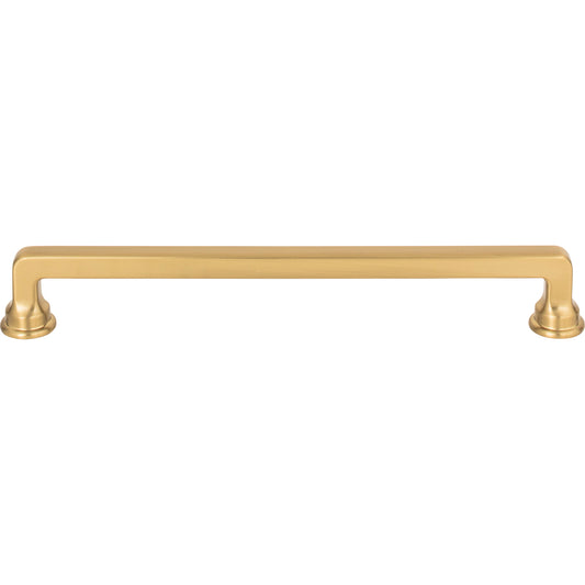 ATLAS A105-WB Oskar 7 9/16" Center to Center Bar Pull - Warm Brass