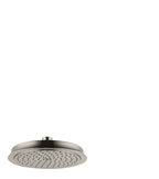 HANSGROHE 28421821 Raindance Classic Showerhead 180 1-Jet, 2.5 GPM - Brushed Nickel