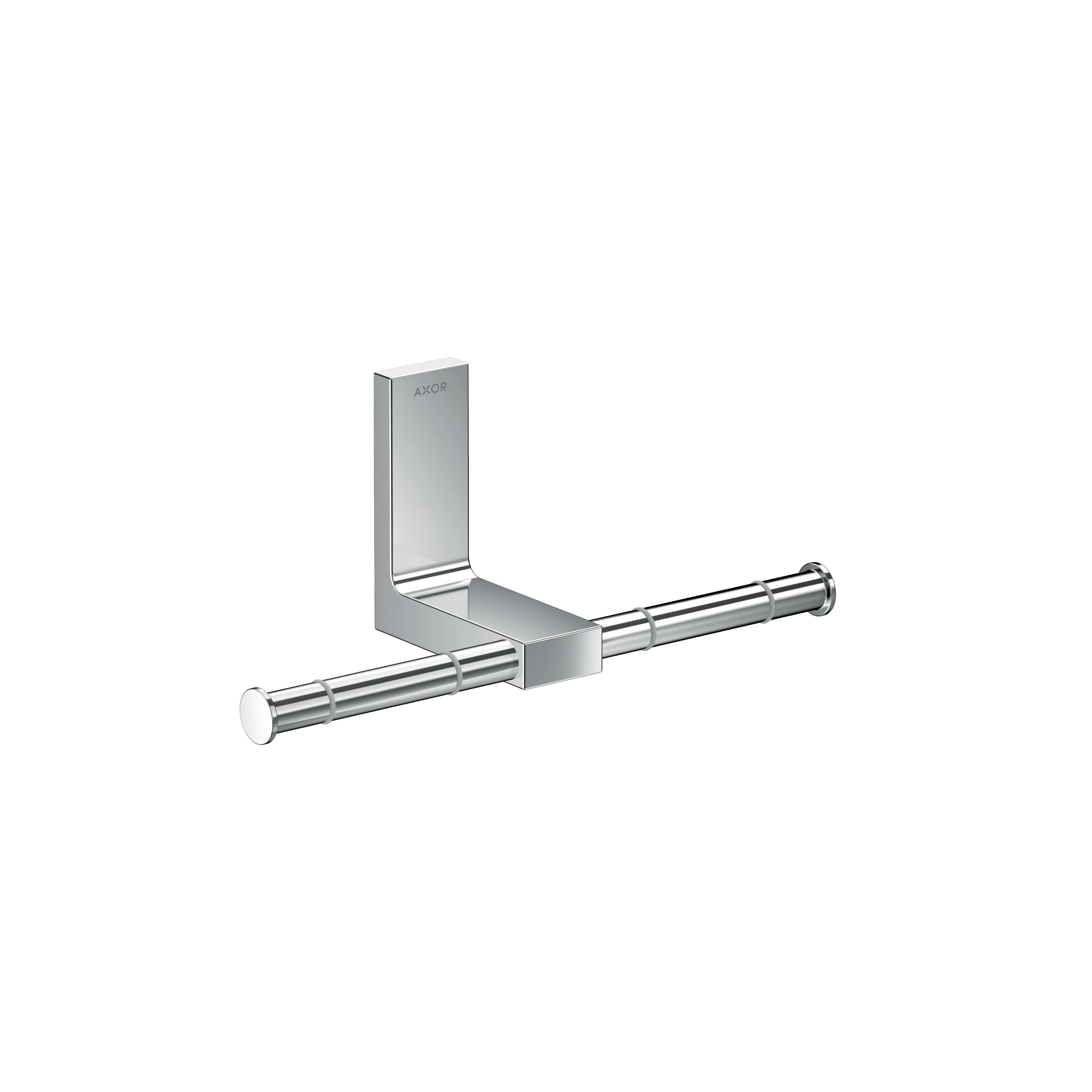 AXOR 42657000 Universal Rectangular Toilet Paper Holder Double - Chrome