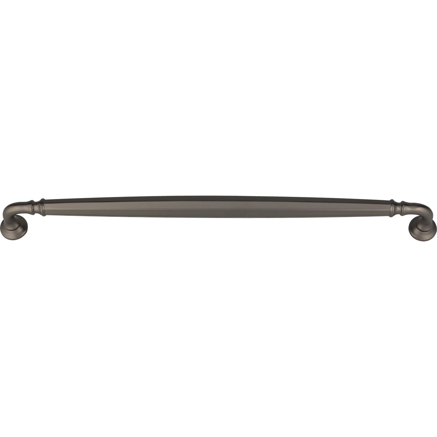 TOP KNOBS TK1056AG Barrow 12" Center to Center Bar Pull - Ash Gray