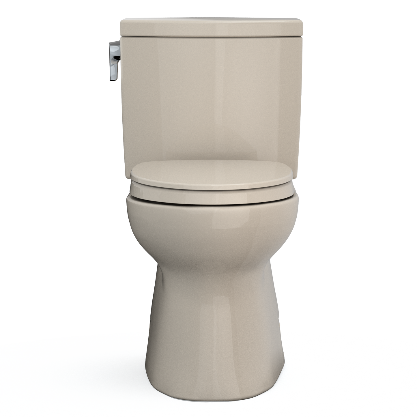 TOTO MS474124CUFG#03 Vespin II 1G Two-Piece Elongated 1.0 GPF Universal Height Toilet with CEFIONTECT and SS124 SoftClose Seat , Bone