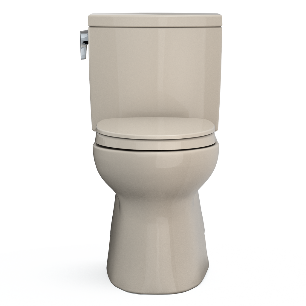 TOTO MS474124CUFG#03 Vespin Ii 1G Two-Piece Elongated 1.0 Gpf Universal Height Toilet With Cefiontect And Ss124 Softclose Seat - Bone