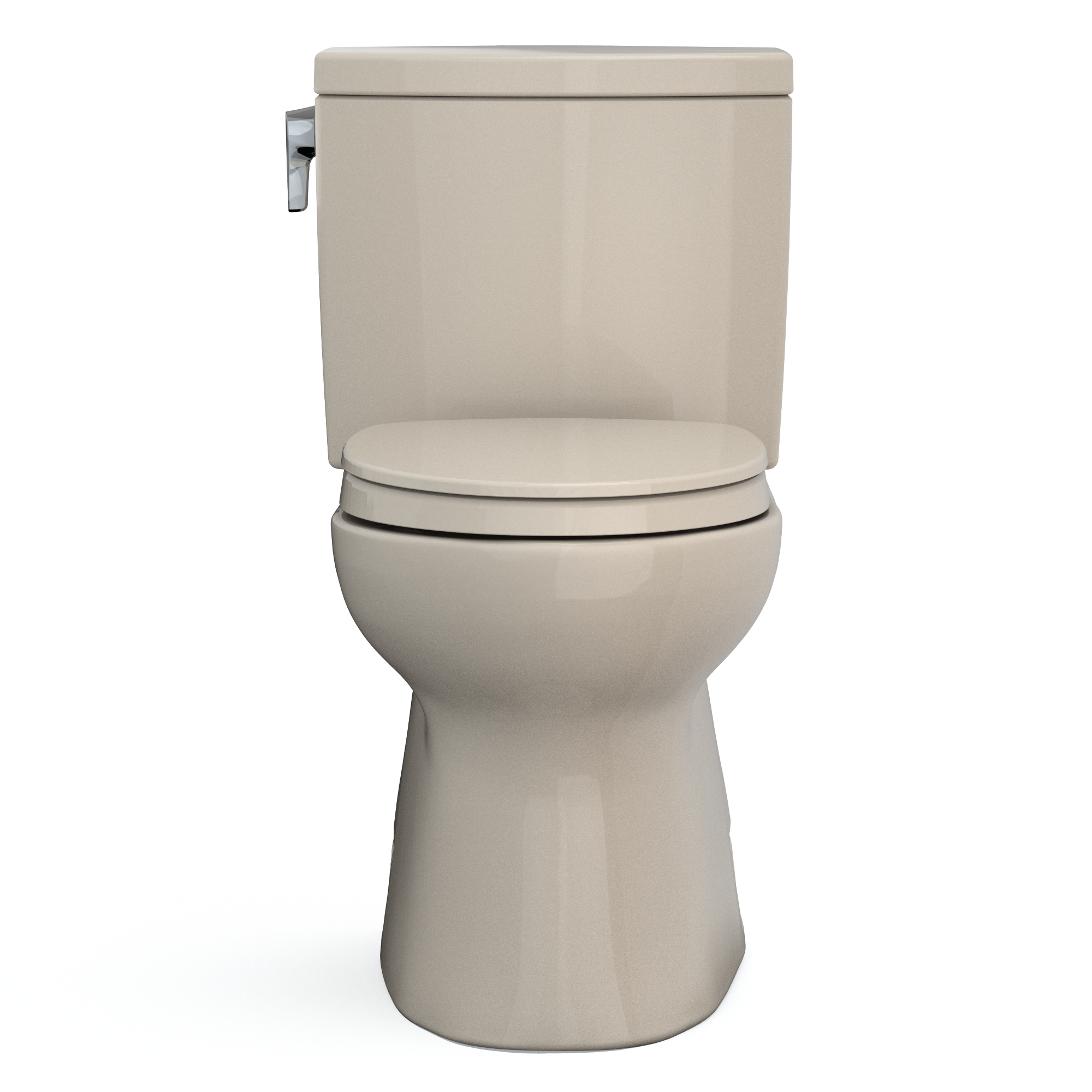 TOTO MS474124CUFG#03 Vespin Ii 1G Two-Piece Elongated 1.0 Gpf Universal Height Toilet With Cefiontect And Ss124 Softclose Seat - Bone