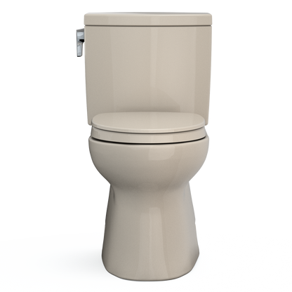 TOTO MS474124CUFG#03 Vespin Ii 1G Two-Piece Elongated 1.0 Gpf Universal Height Toilet With Cefiontect And Ss124 Softclose Seat - Bone