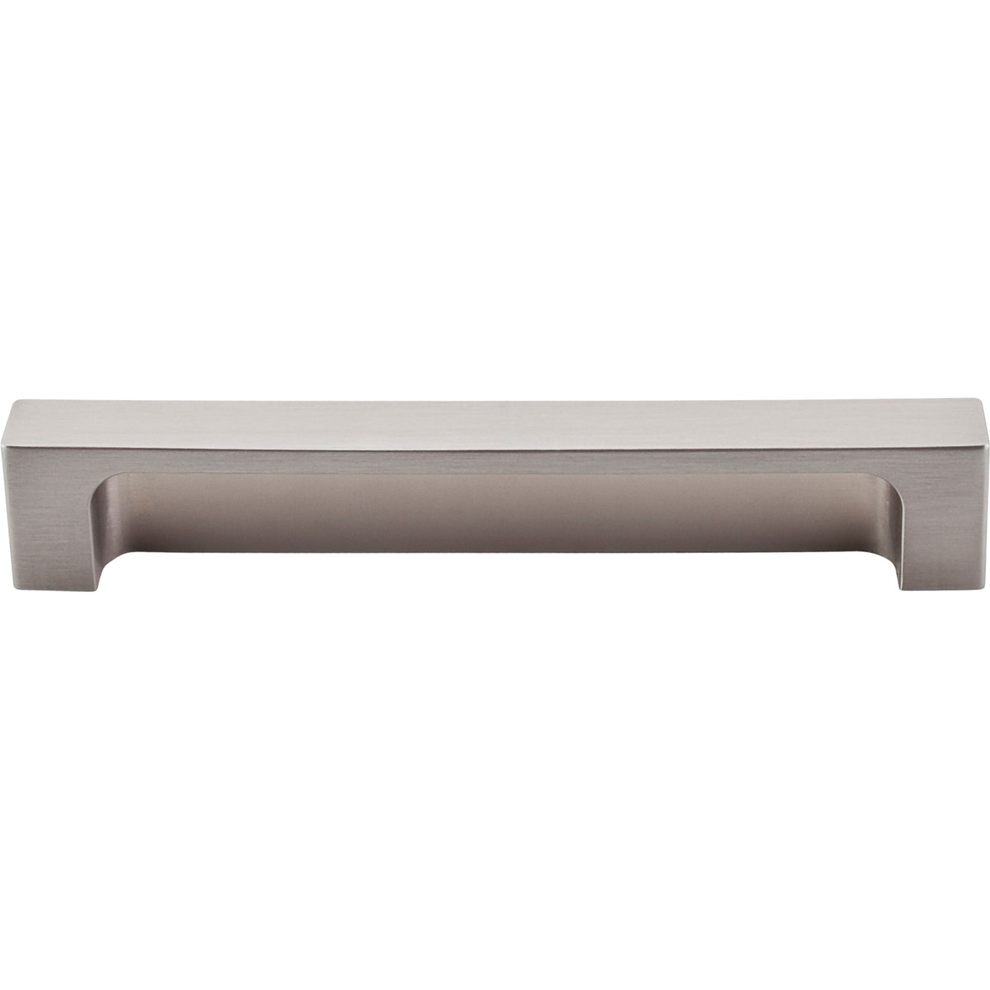 TOP KNOBS TK276BSN Modern Metro 5" Center to Center Finger Pull - Brushed Satin Nickel