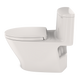 TOTO MS642124CEFG#11 Nexus One-Piece Elongated 1.28 GPF Universal Height Toilet with CEFIONTECT and SS124 SoftClose Seat , Colonial White