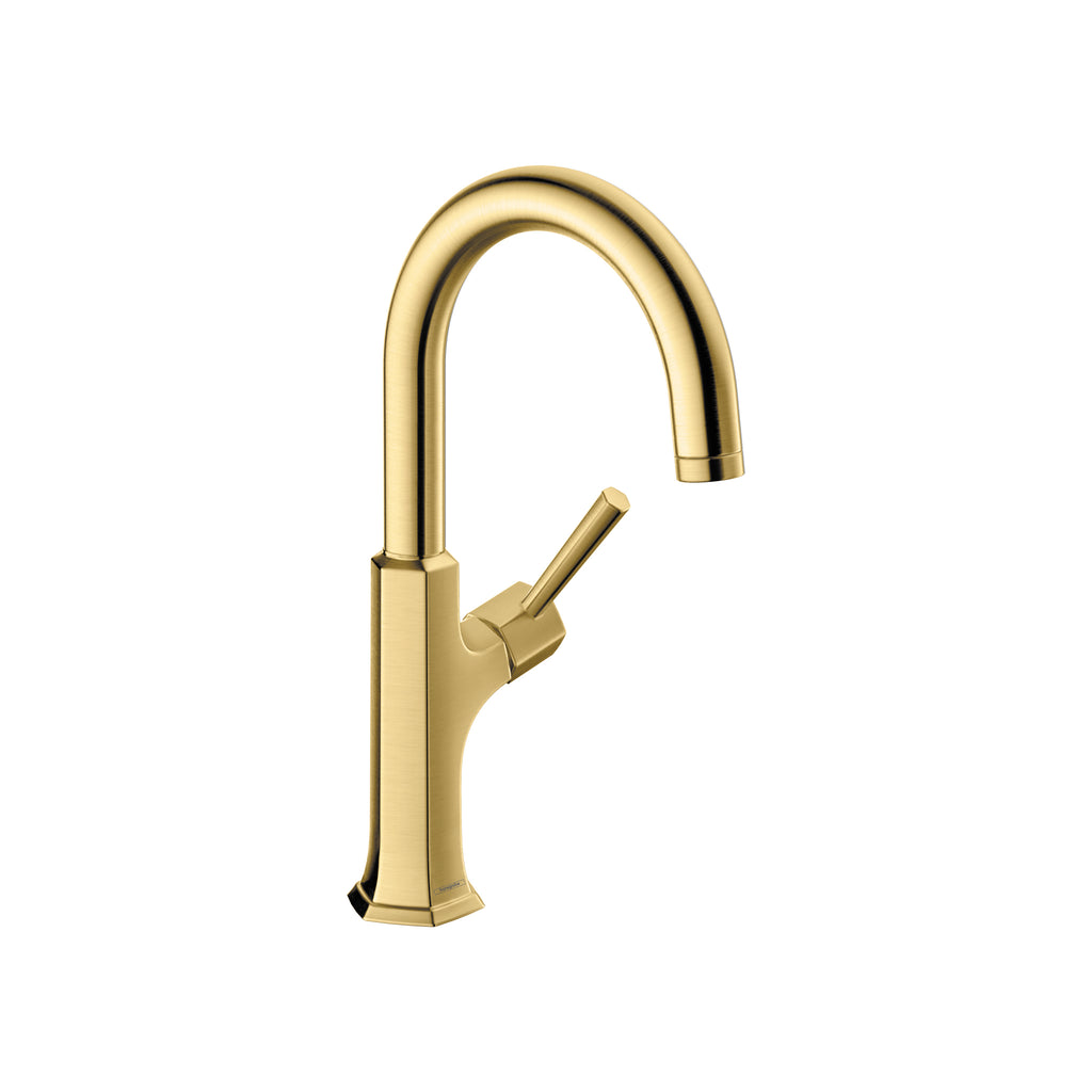 HANSGROHE 04854250 Locarno Bar Faucet, 1.5 GPM - Brushed Gold Optic