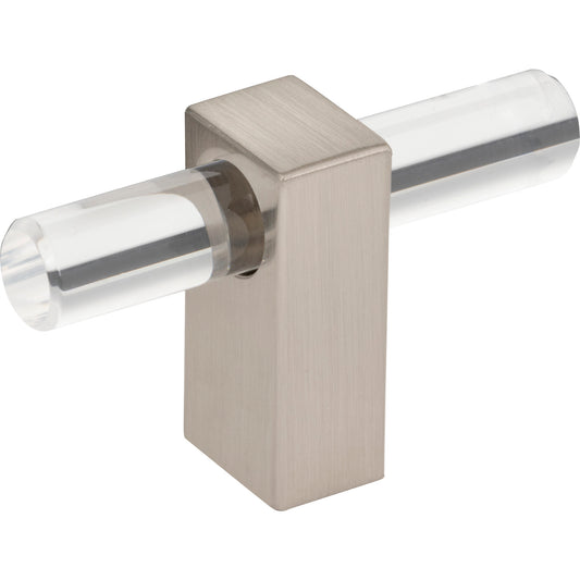 JEFFREY ALEXANDER 578T-SN Spencer 2-3/8" Length Bar Knob - Satin Nickel