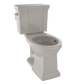 TOTO CST404CEFG#03 Promenade II Two-Piece Elongated 1.28 GPF Universal Height Toilet with CEFIONTECT , Bone