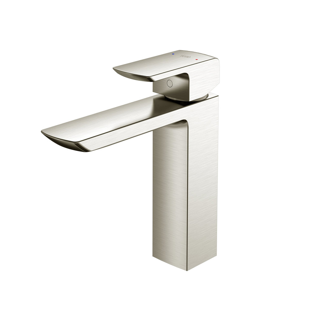 TOTO TLG02304U#BN Gr 1.2 Gpm Single Handle Semi-Vessel Bathroom Sink Faucet With Comfort Glide Technology - Brushed Nickel