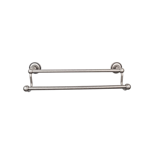 TOP KNOBS ED11APA TOP BATH (R) Edwardian Bath Double 32 1/2" Wall Mounted Towel Bar - Antique Pewter