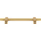 JEFFREY ALEXANDER 698-128BG Larkin Knurled Ends 128 mm Center-to-Center Bar Pull - Brushed Gold