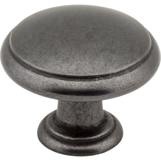 ELEMENTS 3940-DACM Gatsby 1-3/16" Diameter Mushroom Knob - Gun Metal