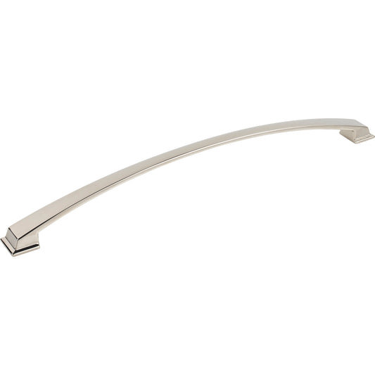 JEFFREY ALEXANDER 944-305NI Roman 305 mm Center-to-Center Arch Pull - Polished Nickel