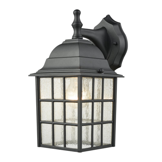 THOMAS CE9261760 Outdoor Essentials 12'' High 1-Light Outdoor Sconce - Satin Black