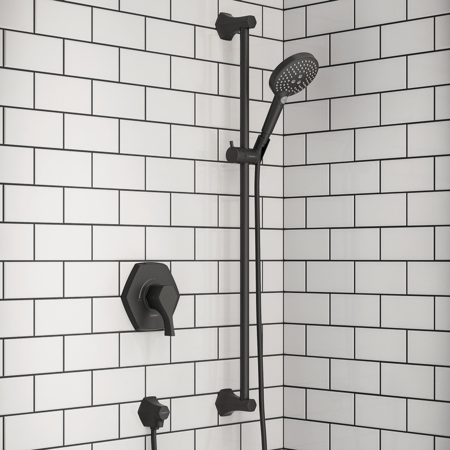 HANSGROHE 04832670 Locarno Wallbar, 36" - Matte Black