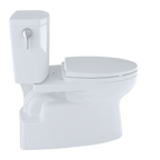 TOTO CST474CUFRG#01 Vespin Ii 1G Two-Piece Elongated 1.0 Gpf Universal Height Skirted Toilet With Cefiontect And Right-Hand Trip Lever - Cotton White