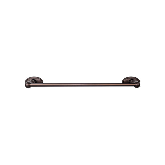 TOP KNOBS ED8ORBC TOP BATH (R) Edwardian Bath Single 26 1/2" Wall Mounted Towel Bar - Oil Rubbed Bronze