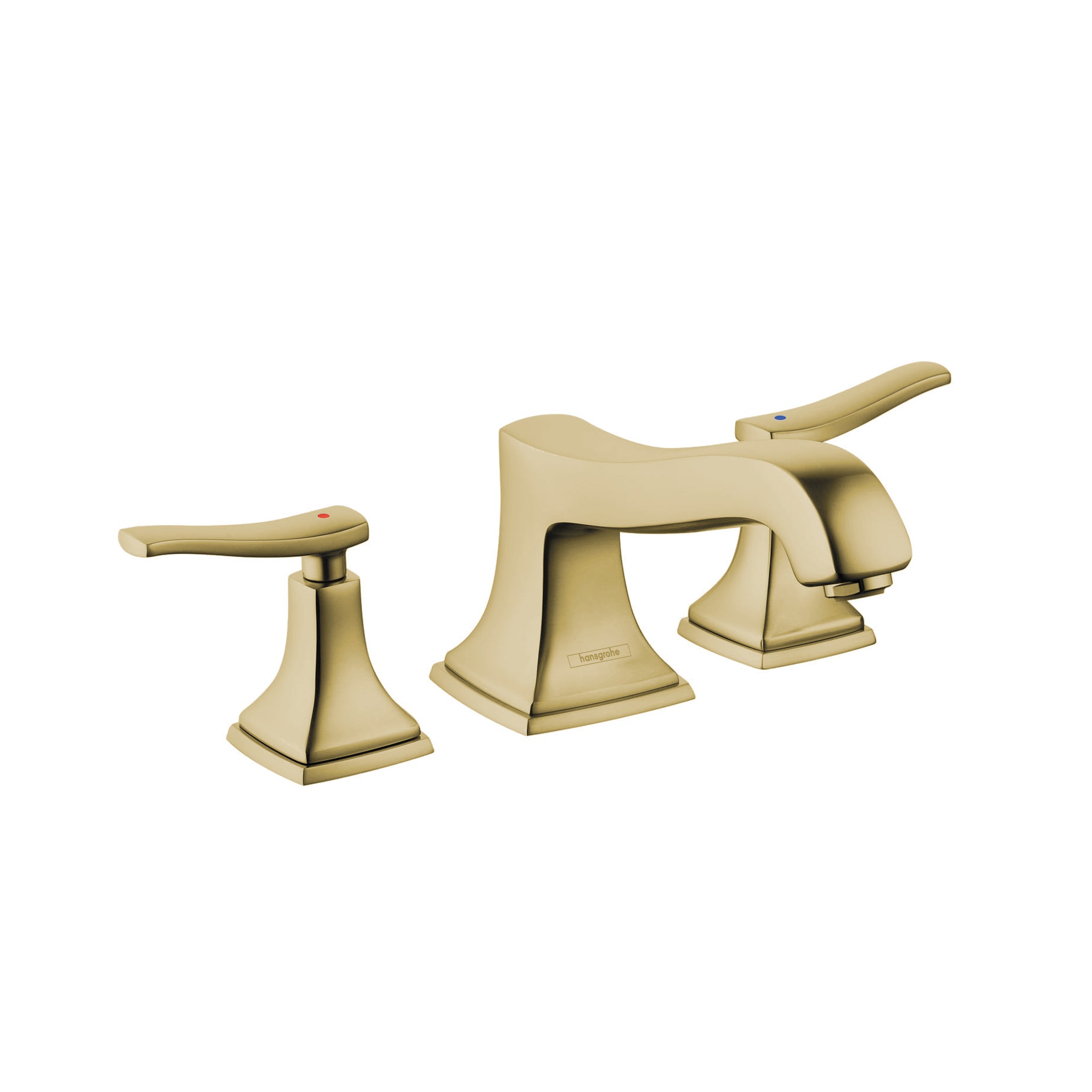 HANSGROHE 31428141 Metropol Classic 3-Hole Roman Tub Set Trim with Lever Handles - Brushed Bronze