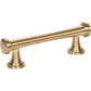 ATLAS 326-WB Browning 3" Center to Center Bar Pull - Warm Brass