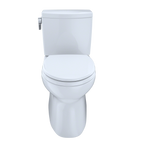 TOTO CST474CUFRG#01 Vespin Ii 1G Two-Piece Elongated 1.0 Gpf Universal Height Skirted Toilet With Cefiontect And Right-Hand Trip Lever - Cotton White