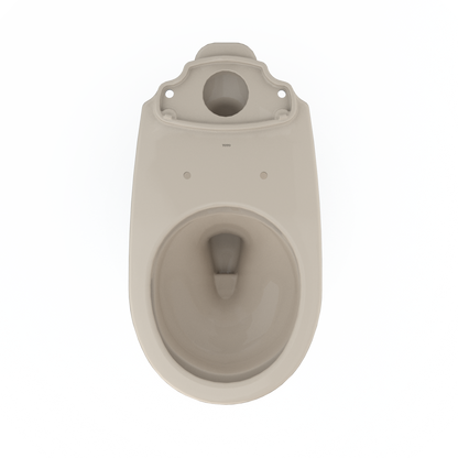 TOTO C775CEFG#03 Drake Round Tornado Flush Toilet Bowl With Cefiontect - Bone