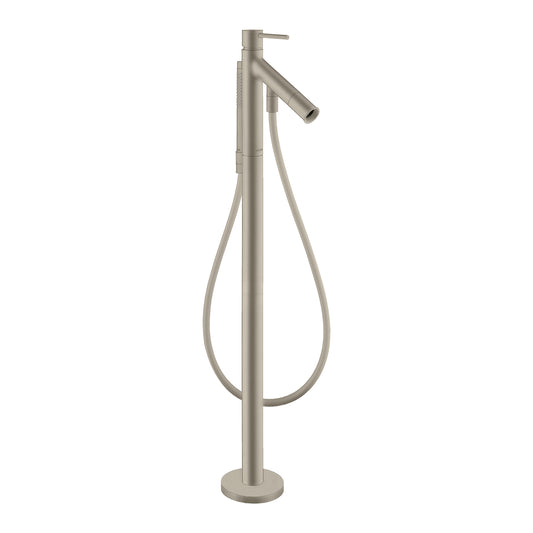 AXOR 12456821 Starck Freestanding Tub Filler Trim with 1.75 GPM Handshower - Brushed Nickel