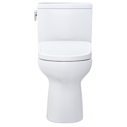 TOTO MW4544736CUFGA#01 Washlet+ Drake Ii 1G Two-Piece Elongated 1.0 Gpf Toilet With Auto Flush Washlet+ S7A Contemporary Bidet Seat - Cotton White