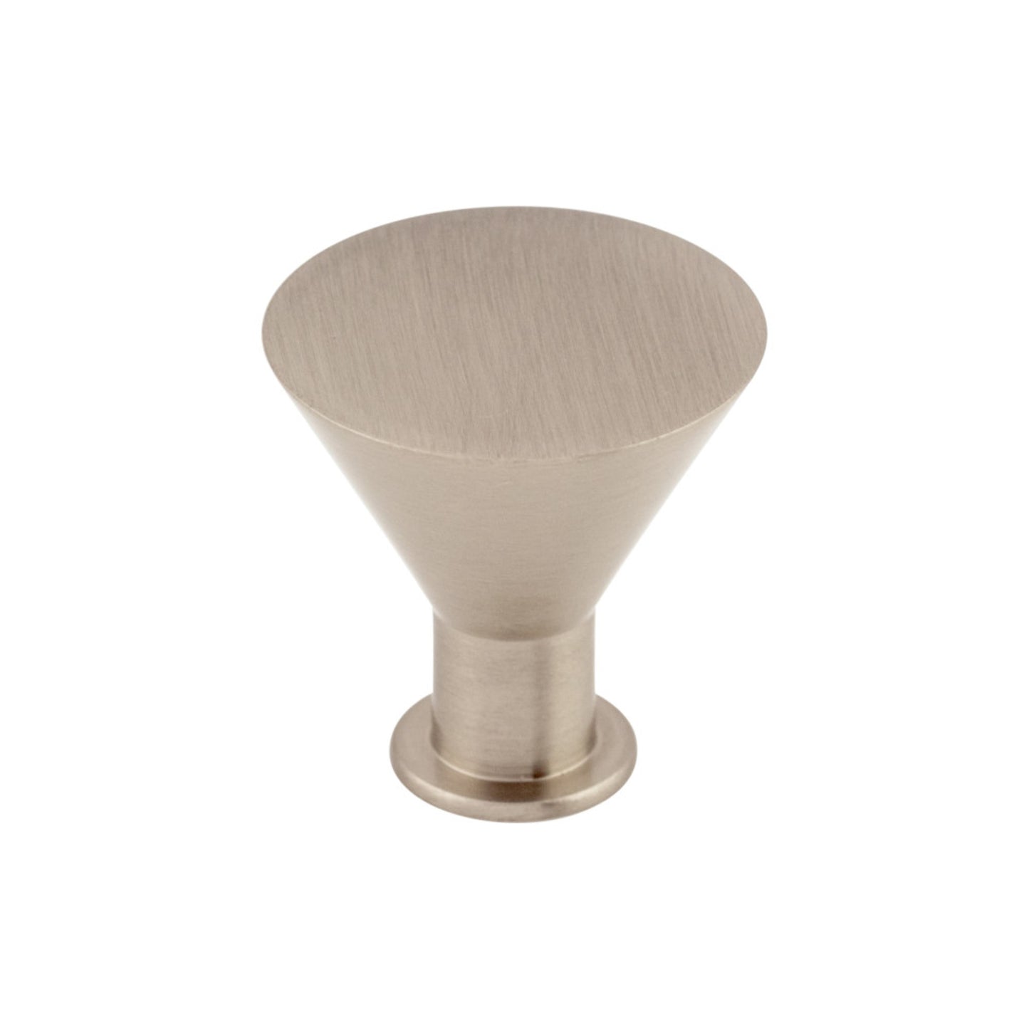 TOP KNOBS M585 Cocktail 1 3/16" Diameter Round Knob - Brushed Satin Nickel