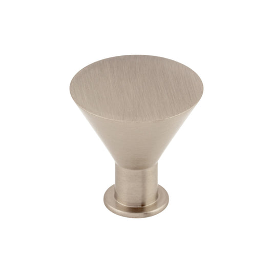 TOP KNOBS M585 Cocktail 1 3/16" Diameter Round Knob - Brushed Satin Nickel