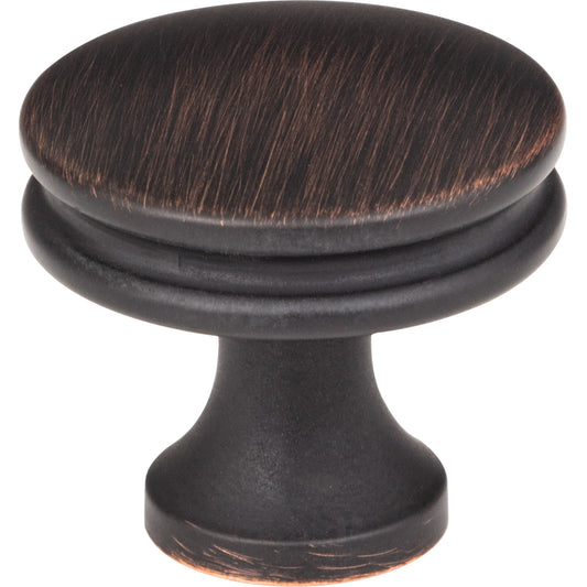 JEFFREY ALEXANDER 445DBAC Marie 1-1/4" Diameter Mushroom Knob - Brushed Oil Rubbed Bronze