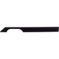 TOP KNOBS TK16BLK Tapered 12" Center to Center Bar Pull - Flat Black