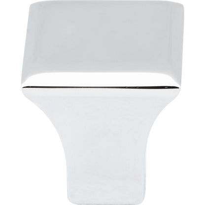 JEFFREY ALEXANDER 972S-PC Marlo 7/8" Length Square Knob - Polished Chrome