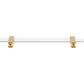 JEFFREY ALEXANDER 578-160BG Spencer 160 mm Center-to-Center Bar Pull - Brushed Gold