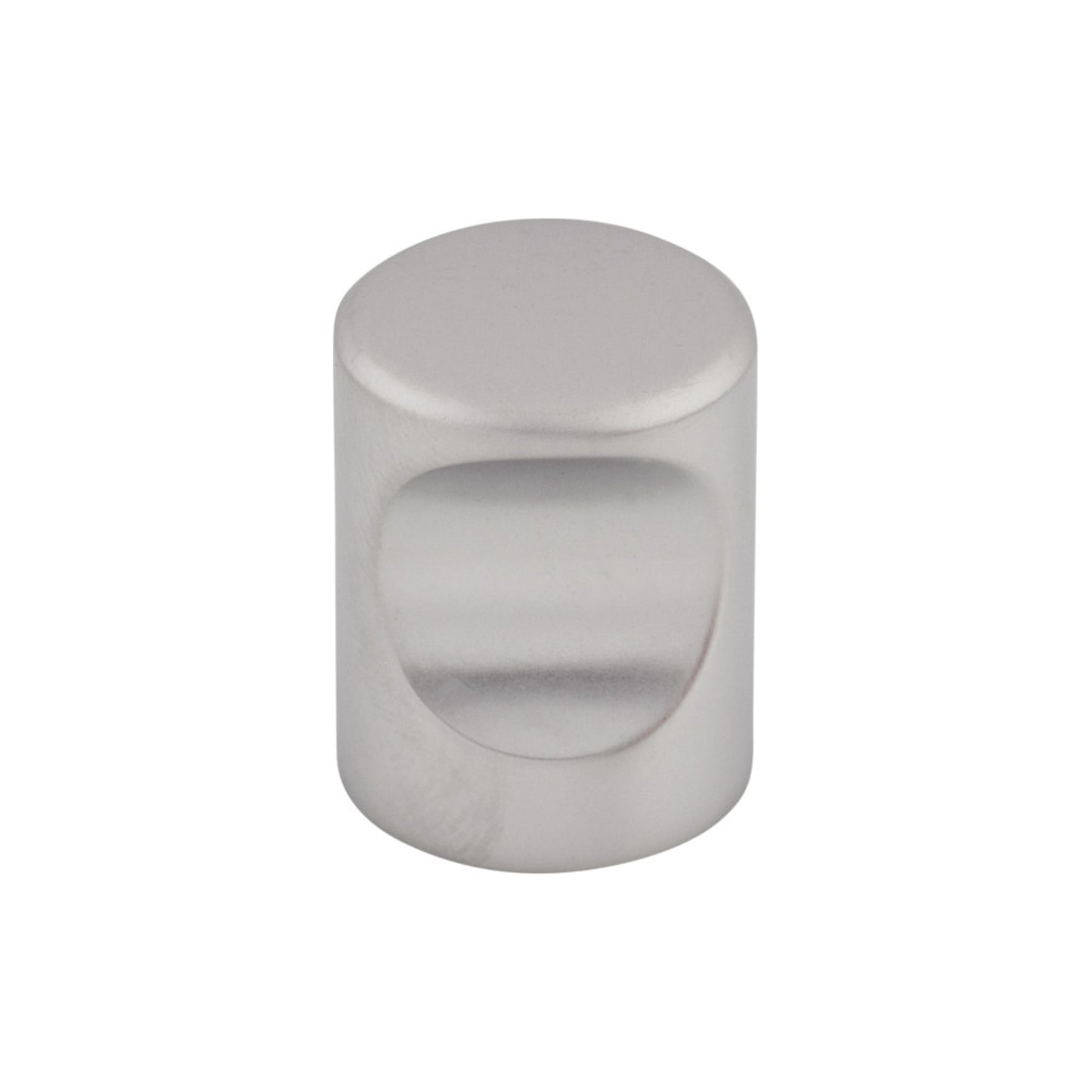 TOP KNOBS M1872 Indent 3/4" Diameter Round Knob - Aluminum