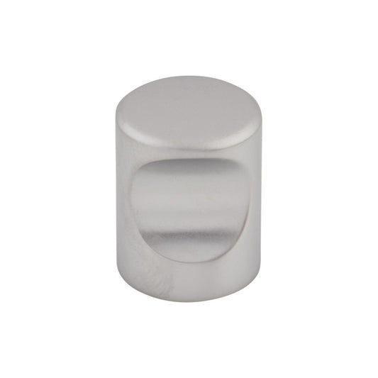 TOP KNOBS M1872 Indent 3/4" Diameter Round Knob - Aluminum