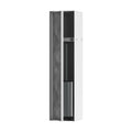 HANSGROHE 56060700 XtraStoris Rock Recessed Toilet Brush Holder with Shelf & Tileable Door - Matte White