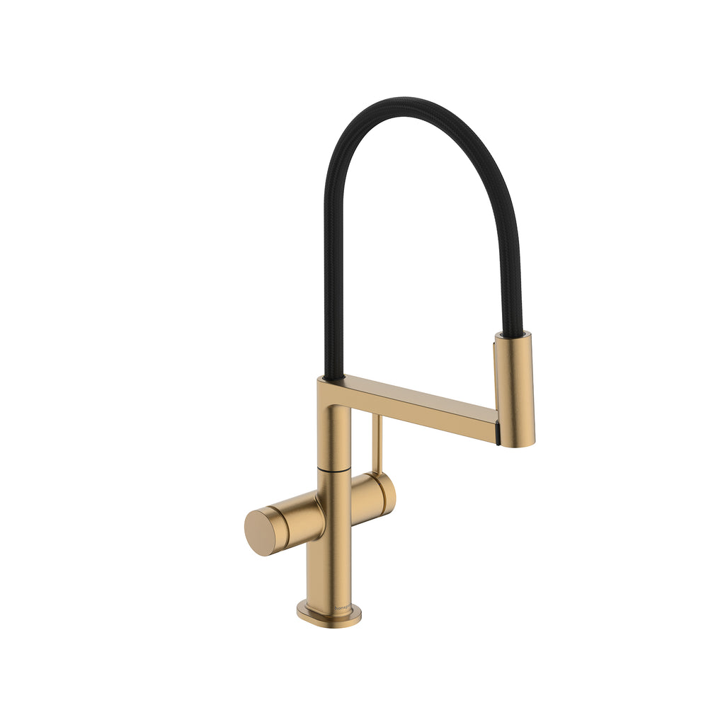 HANSGROHE 72861141 Talis N Semi-Pro PowderSpray Kitchen Faucet 1.75 GPM - Brushed Bronze