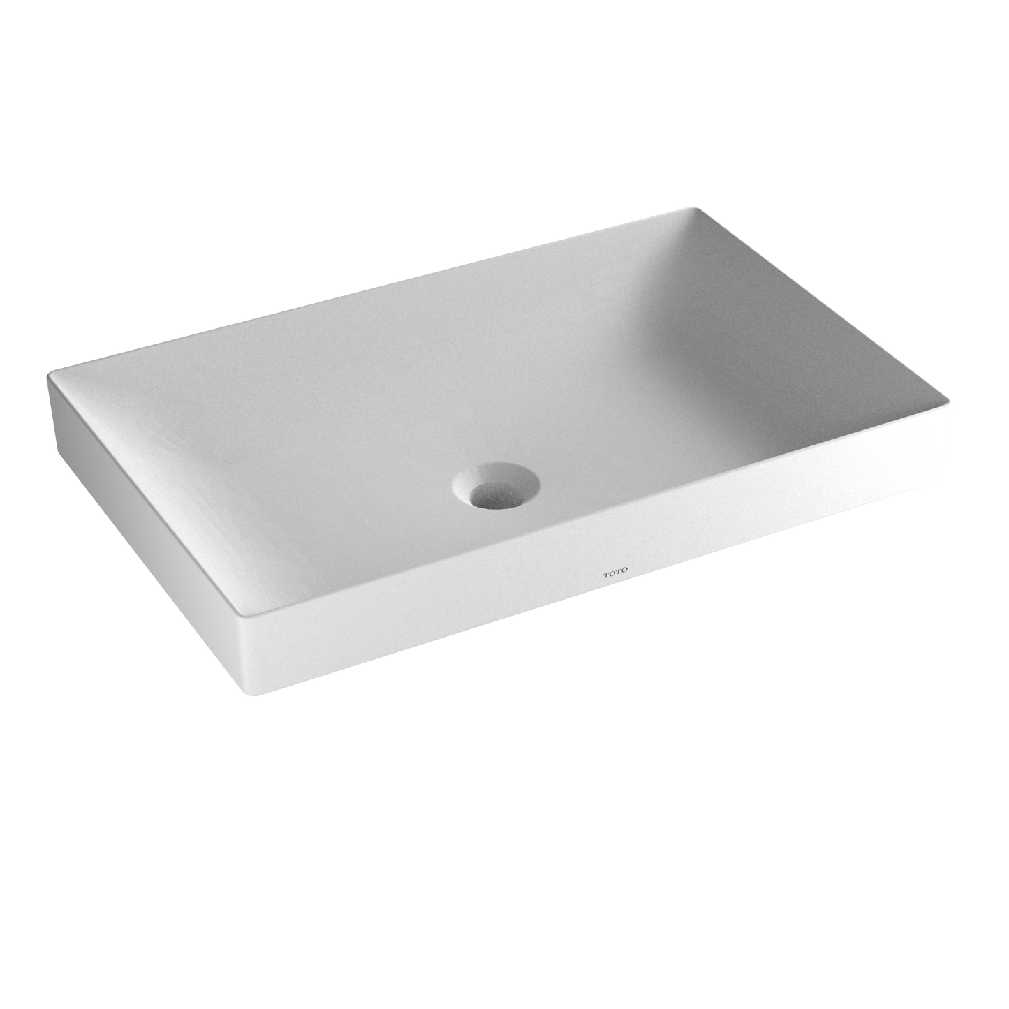 TOTO LT476MT#CMW Kiwami Rectangular 23" Vessel Bathroom Sink With Cefiontect - Clean Matte