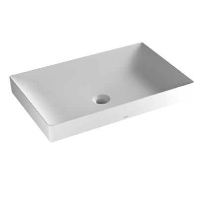 TOTO LT476MT#CMW Kiwami Rectangular 23" Vessel Bathroom Sink With Cefiontect - Clean Matte