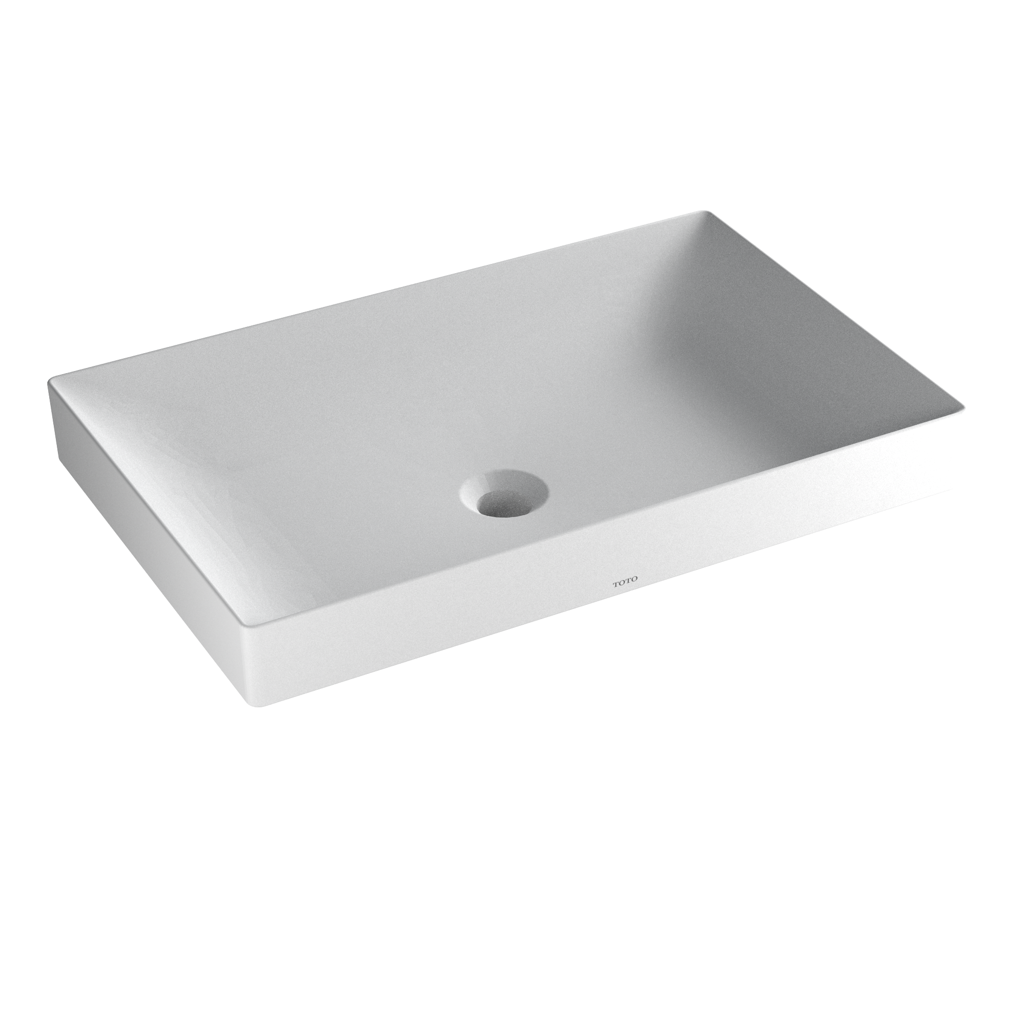 TOTO LT476MT#CMW Kiwami Rectangular 23" Vessel Bathroom Sink With Cefiontect - Clean Matte