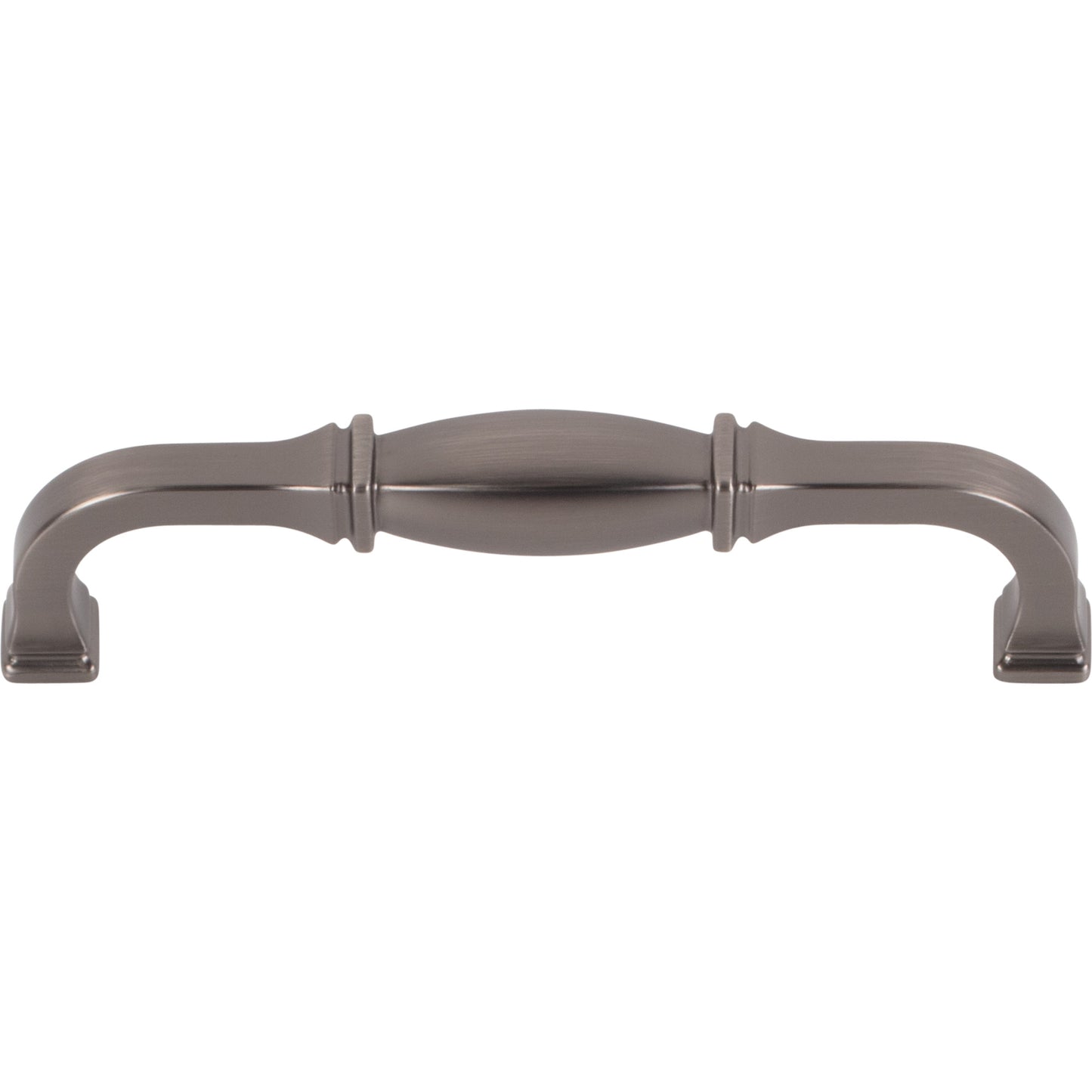 JEFFREY ALEXANDER 278-128BNBDL Audrey 128 mm Center-to-Center Bar Pull - Brushed Pewter