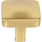 JEFFREY ALEXANDER 905BG Whitlock 1-1/4" Diameter Square Knob - Brushed Gold