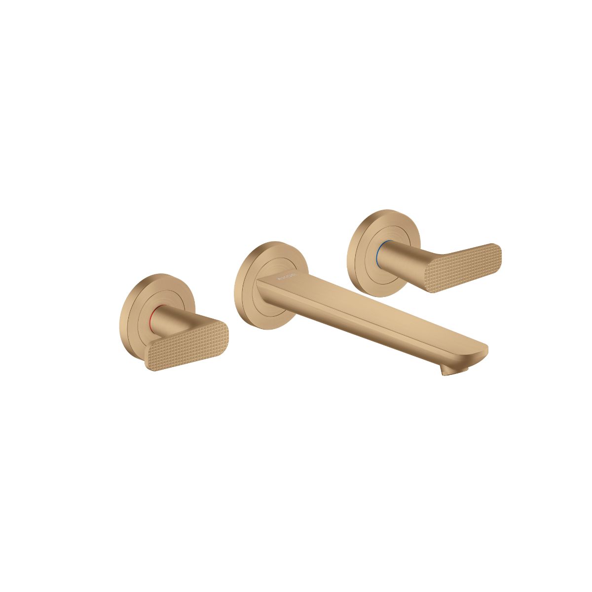 AXOR 49071141 Citterio C Wall-Mounted Widespread Faucet- Cubic Cut, 1.2 GPM - Brushed Bronze