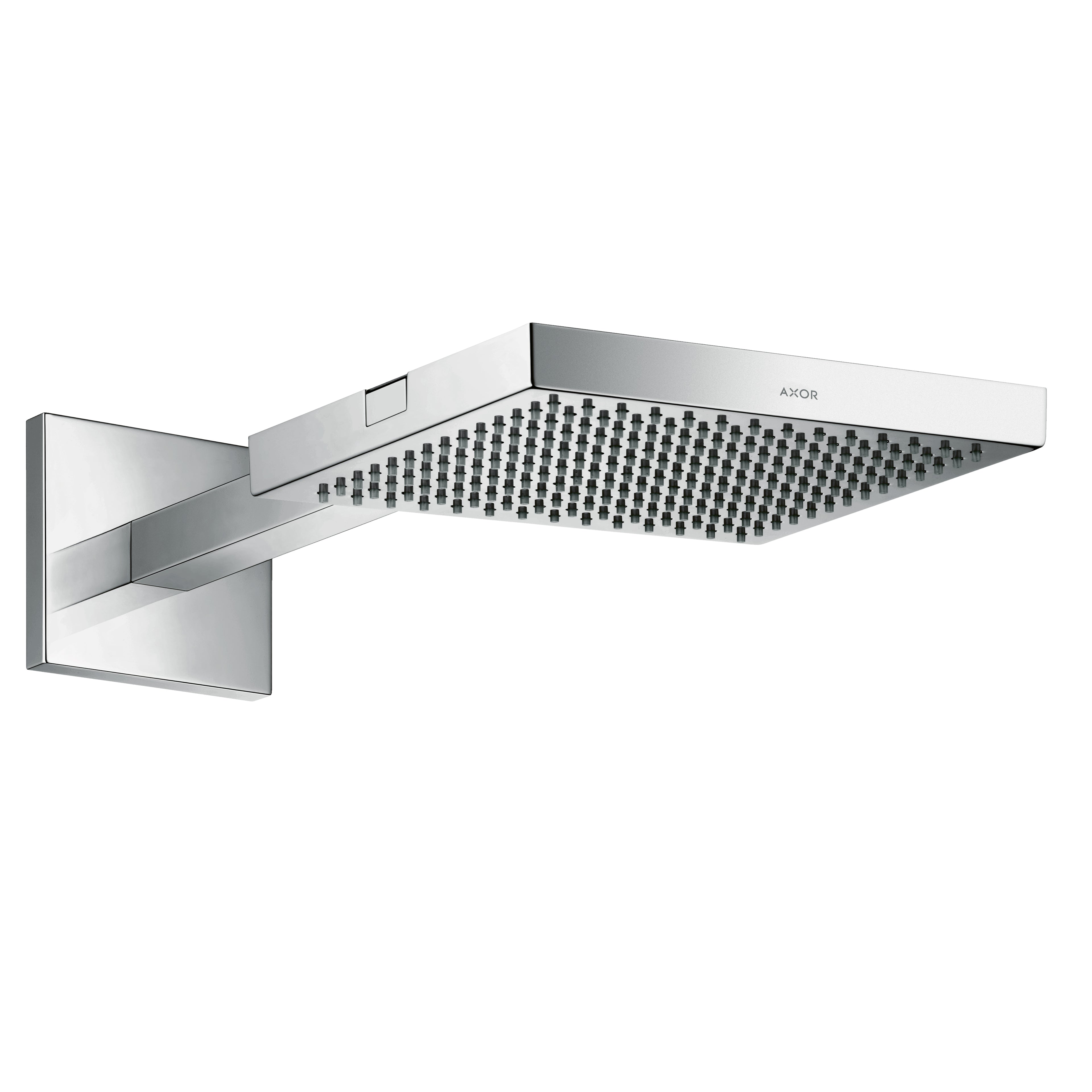 AXOR 10925001 ShowerSolutions Showerhead 240 1-Jet with Showerarm Trim, 2.5 GPM - Chrome