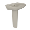 TOTO LPT242G#03 Prominence Oval Basin Pedestal Bathroom Sink With Cefiontect For Single Hole Faucets - Bone